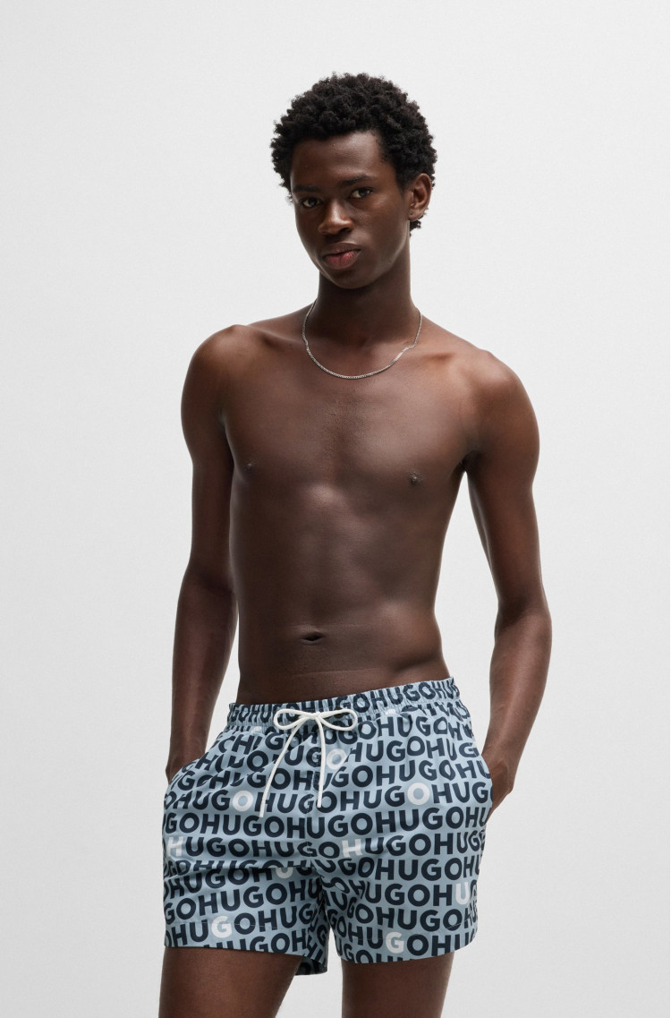 Шорти Slim Fit для чоловіків (479914), колір Синій - №3