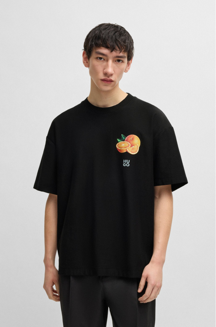 Футболка Relaxed fit для мужчин (479917), цвет Черный - №2