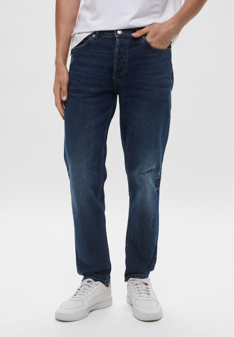 Джинси Slim Slim fit Середня для чоловіків (479920), колір Синій - №1