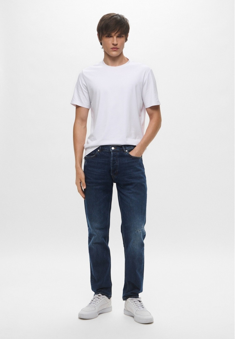 Джинси Slim Slim fit Середня для чоловіків (479920), колір Синій - №2
