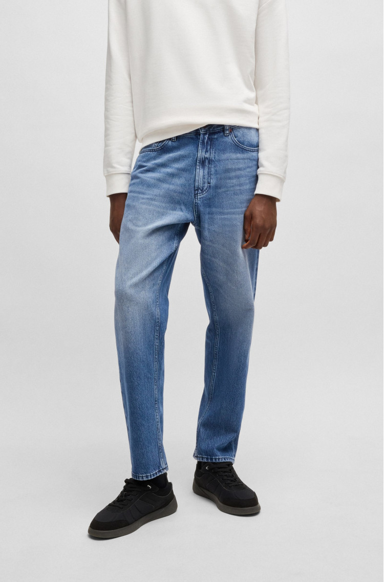 Джинси Relaxed Relaxed fit Висока для чоловіків (479921), колір Синій - №3