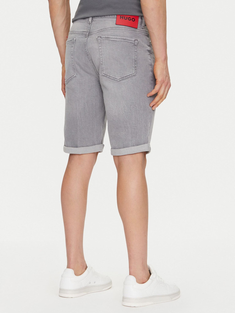 Шорти джинсові Slim fit для чоловіків (479923), колір Сірий - №4