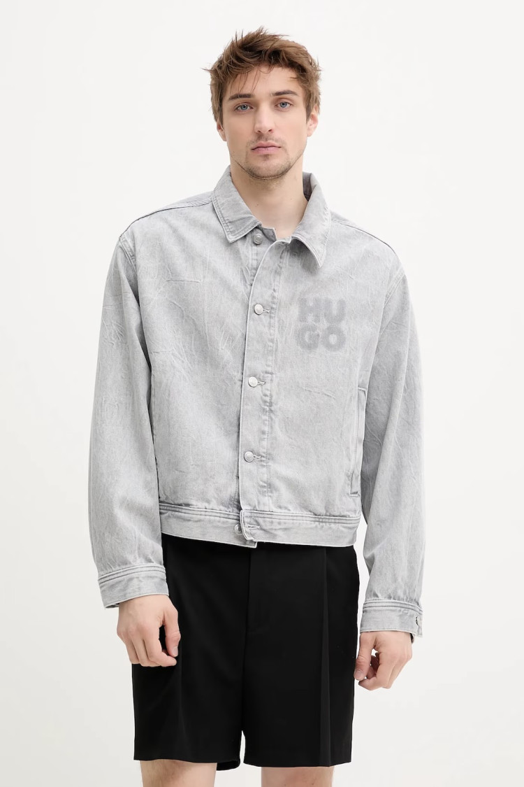 Джинсова куртка Regular fit для чоловіків (479924), колір Сірий - №2