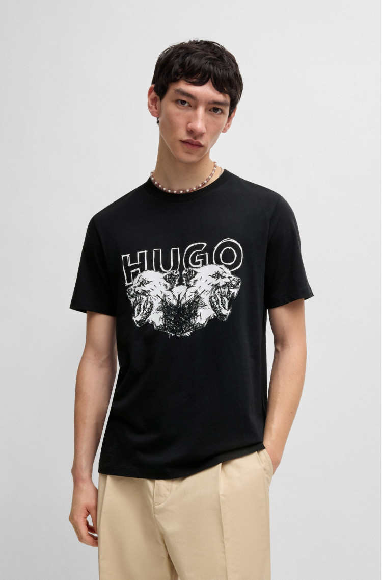 Футболка Regular fit для мужчин (479928), цвет Черный - №2