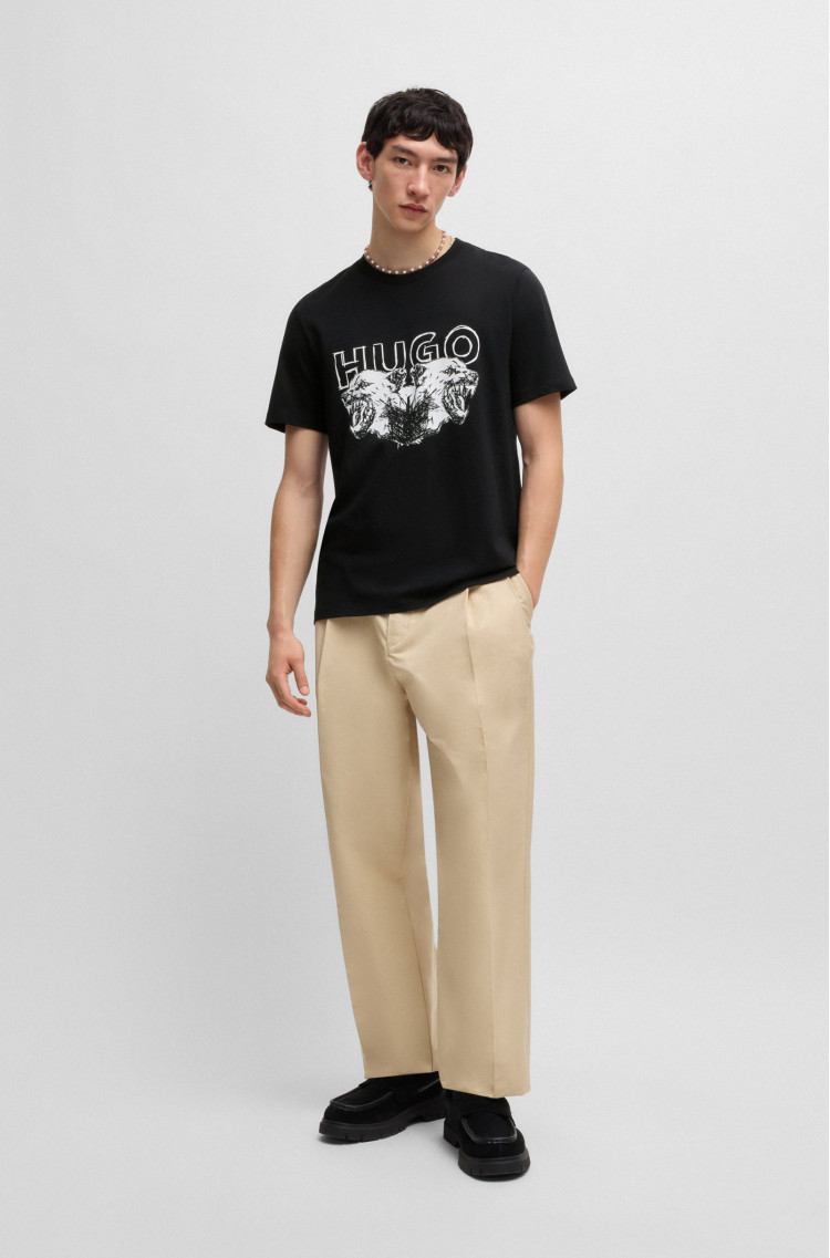 Футболка Regular fit для мужчин (479928), цвет Черный - №3