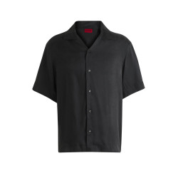 Сорочка повсякденна з коротким рукавом Relaxed Fit: вільний крій для максимального комфорту.