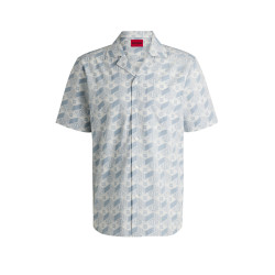 Сорочка повсякденна з коротким рукавом Relaxed Fit: вільний крій для максимального комфорту.