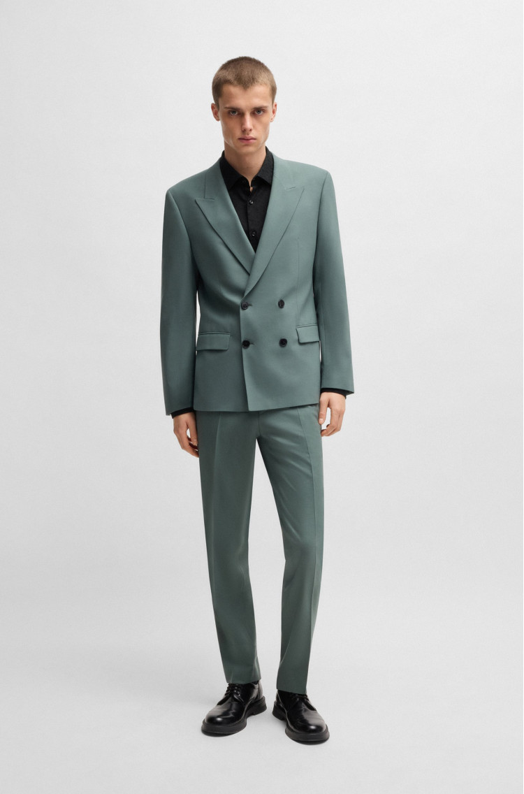 Сорочка повсякденна Slim fit для чоловіків (479939), колір Чорний - №3