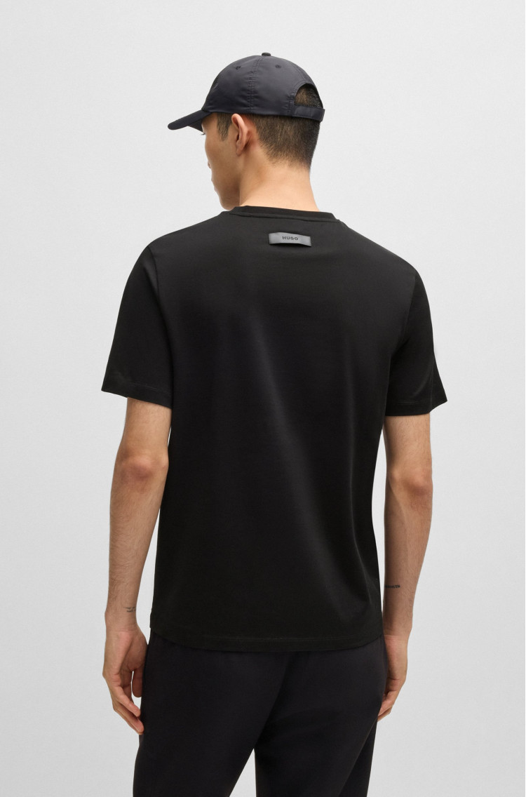 Футболка Slim fit для мужчин (479955), цвет Черный - №4