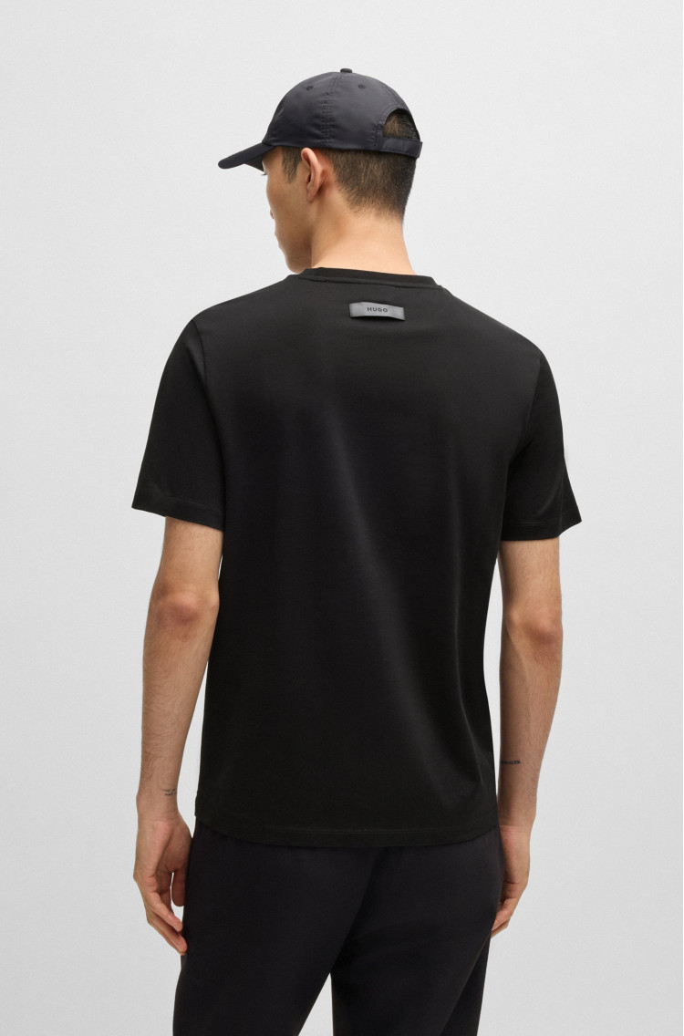 Футболка Slim Fit для мужчин (479955), цвет Черный - №4