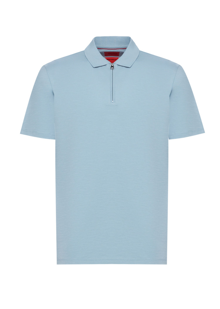 Поло Regular fit для чоловіків (479956), колір Синій - №1