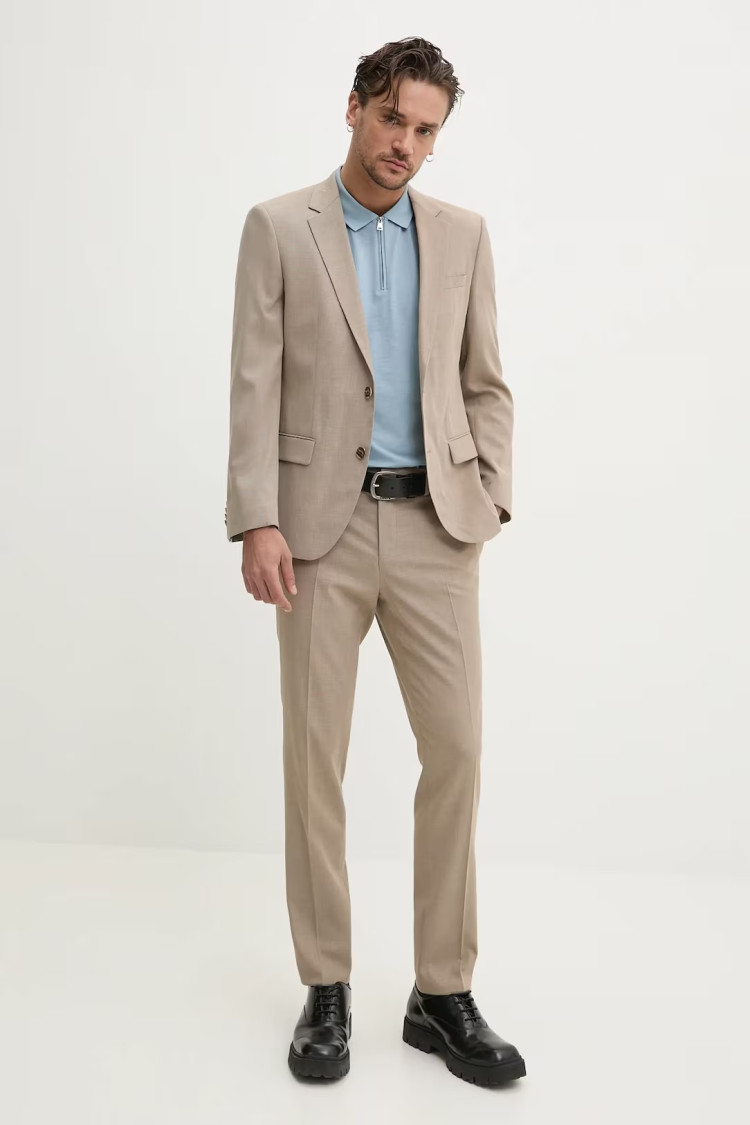 Поло Regular fit для чоловіків (479956), колір Синій - №3