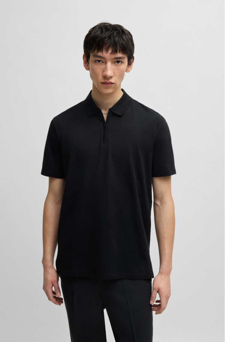 Поло Regular fit для чоловіків (479957), колір Чорний - №2