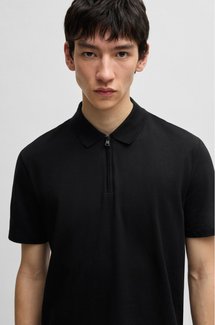 Поло Regular fit для чоловіків (479957), колір Чорний - №5