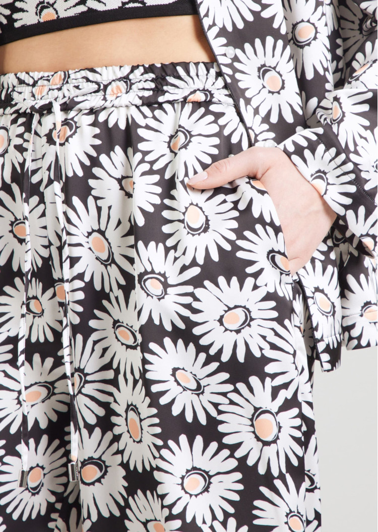 Брюки fashion Relaxed fit Высокая для женщин (479971), цвет Черный - №5