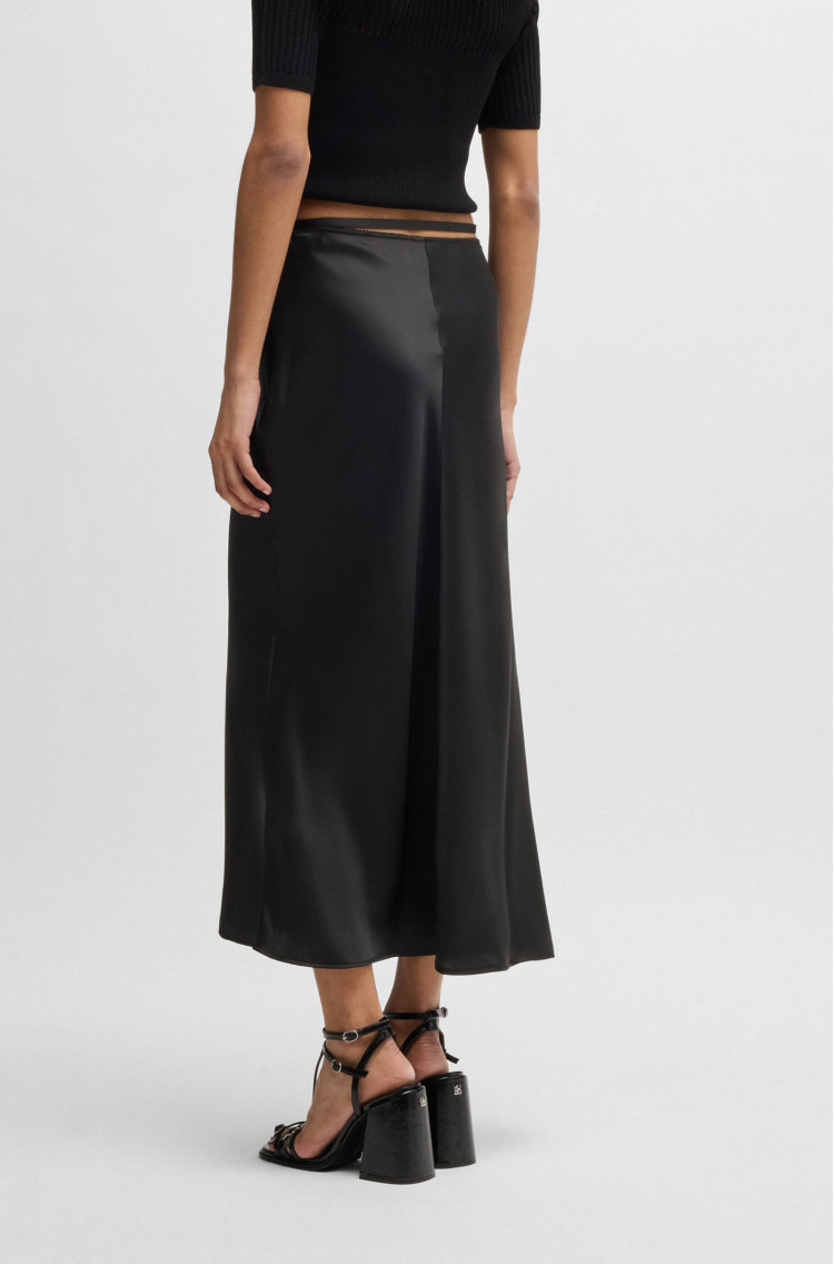 Юбка миди Regular Fit для женщин (479980), цвет Черный - №4