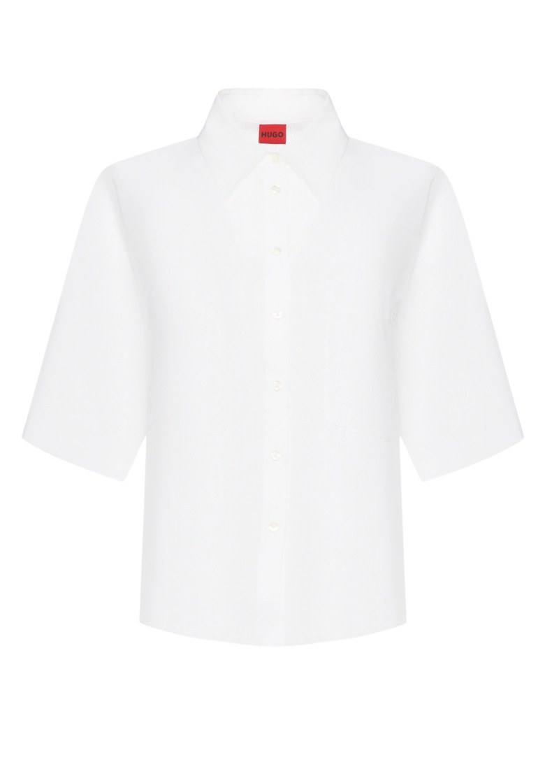 Сорочка з коротким рукавом Regular Fit: класичний крій, середня свобода рухів.