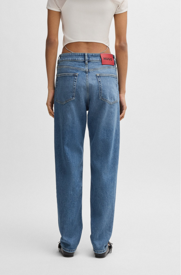 Джинси Relaxed Relaxed fit Середня для жінок (479983), колір Синій - №4