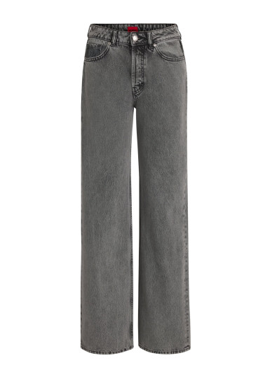 Джинсы Regular Regular Fit: классический крой, средняя свобода движений.