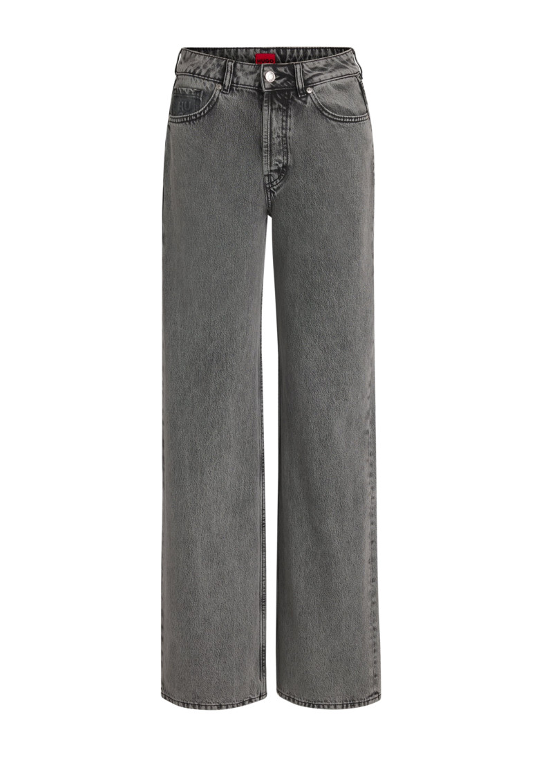 Джинсы Regular Regular Fit: классический крой, средняя свобода движений.