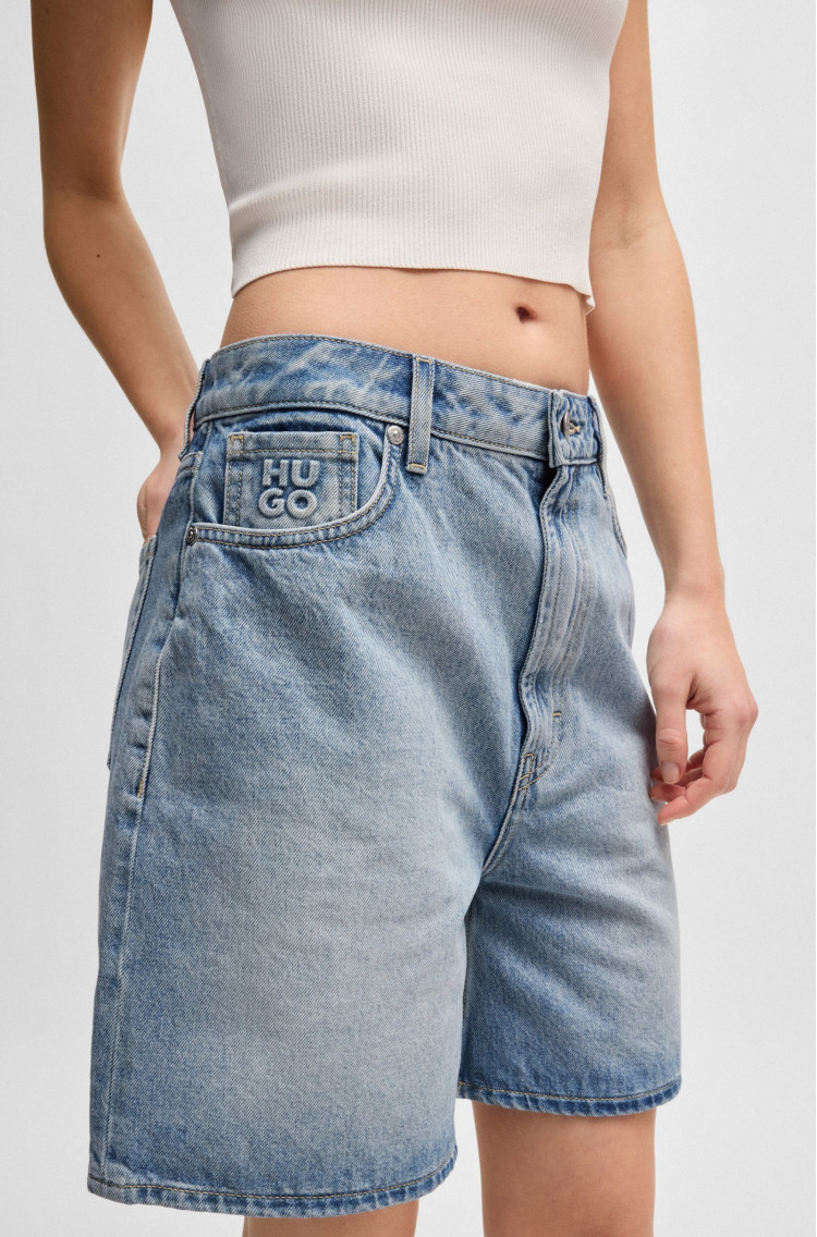 Шорти джинсові Regular Fit — фото 5