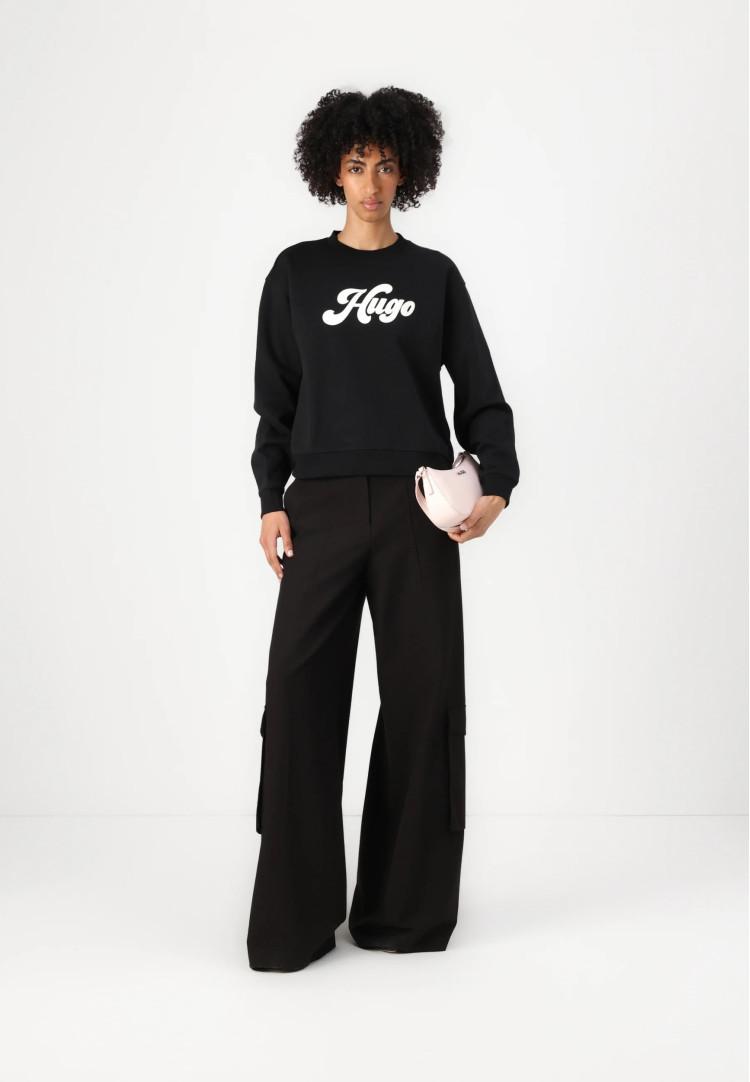Толстовка Relaxed Fit для жінок (479988), колір Чорний - №3