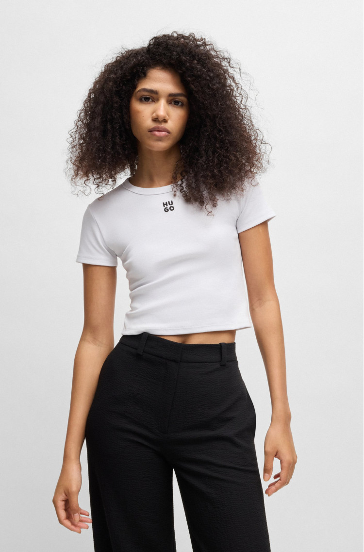 Футболка Slim fit для жінок (479990), колір Білий - №2