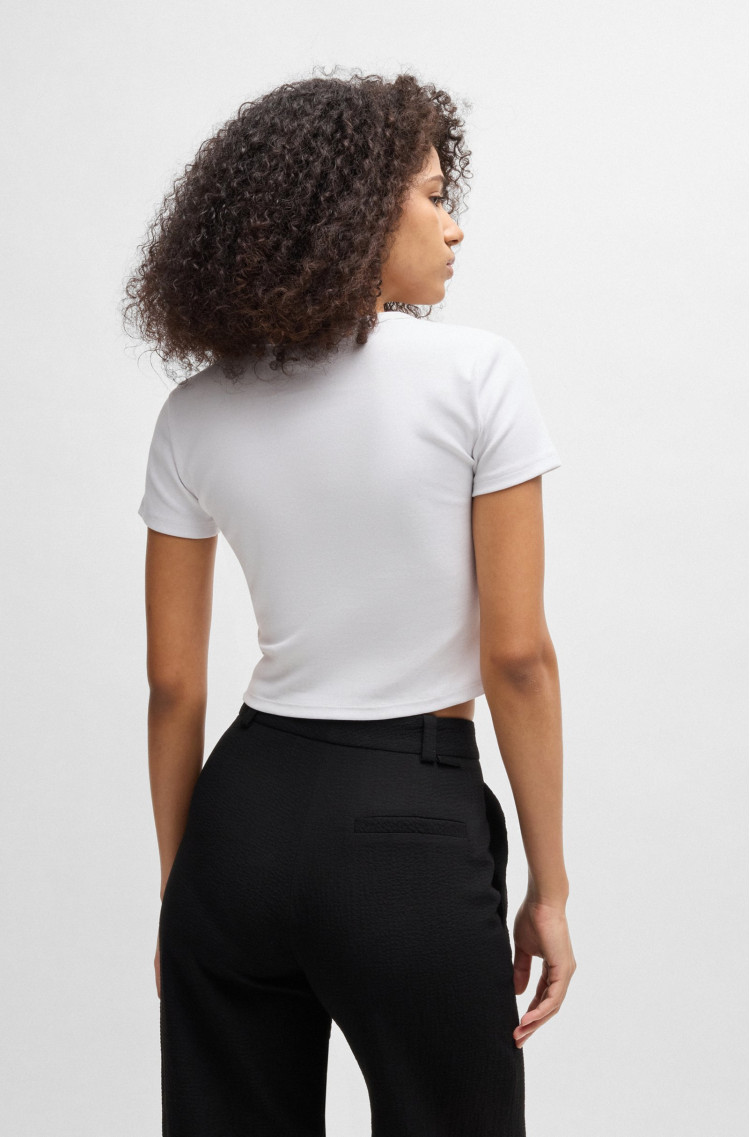 Футболка Slim fit для жінок (479990), колір Білий - №4