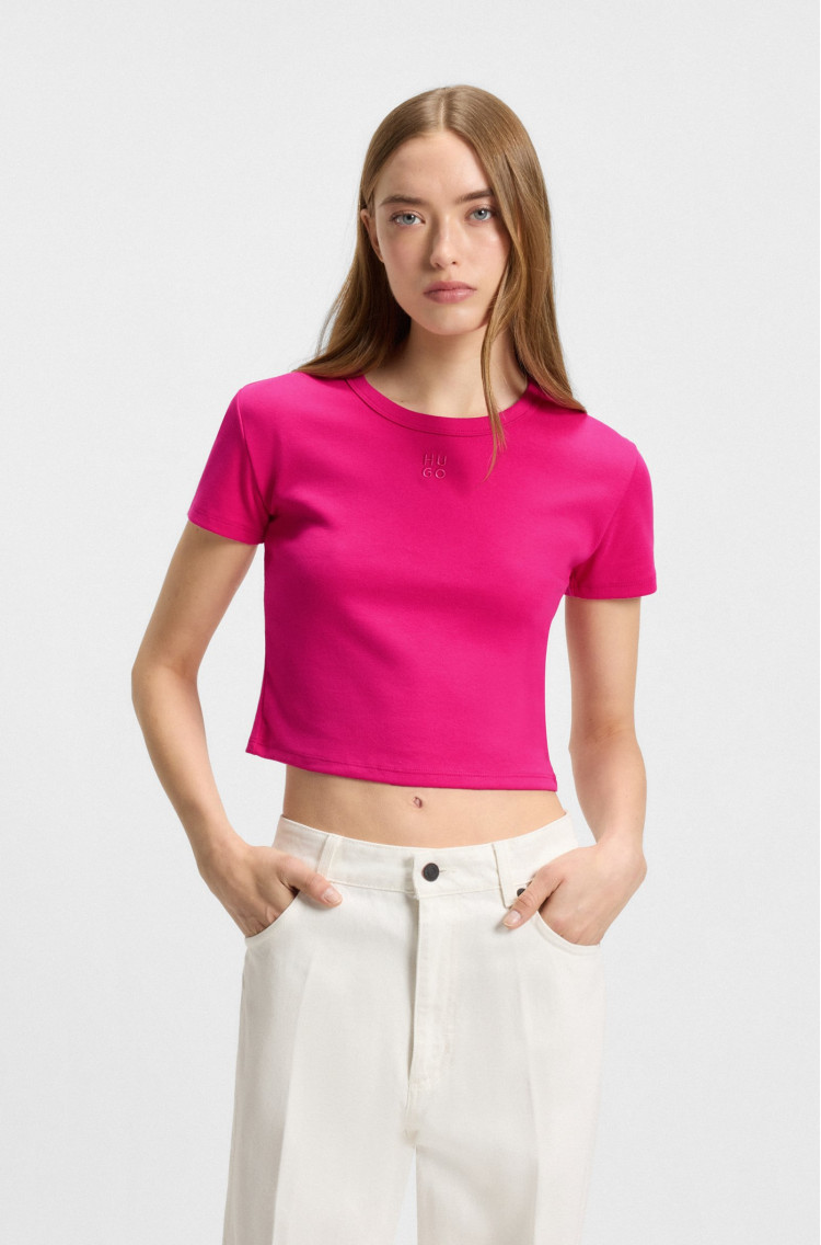 Футболка Slim fit для женщин (479991), цвет Розовый - №2