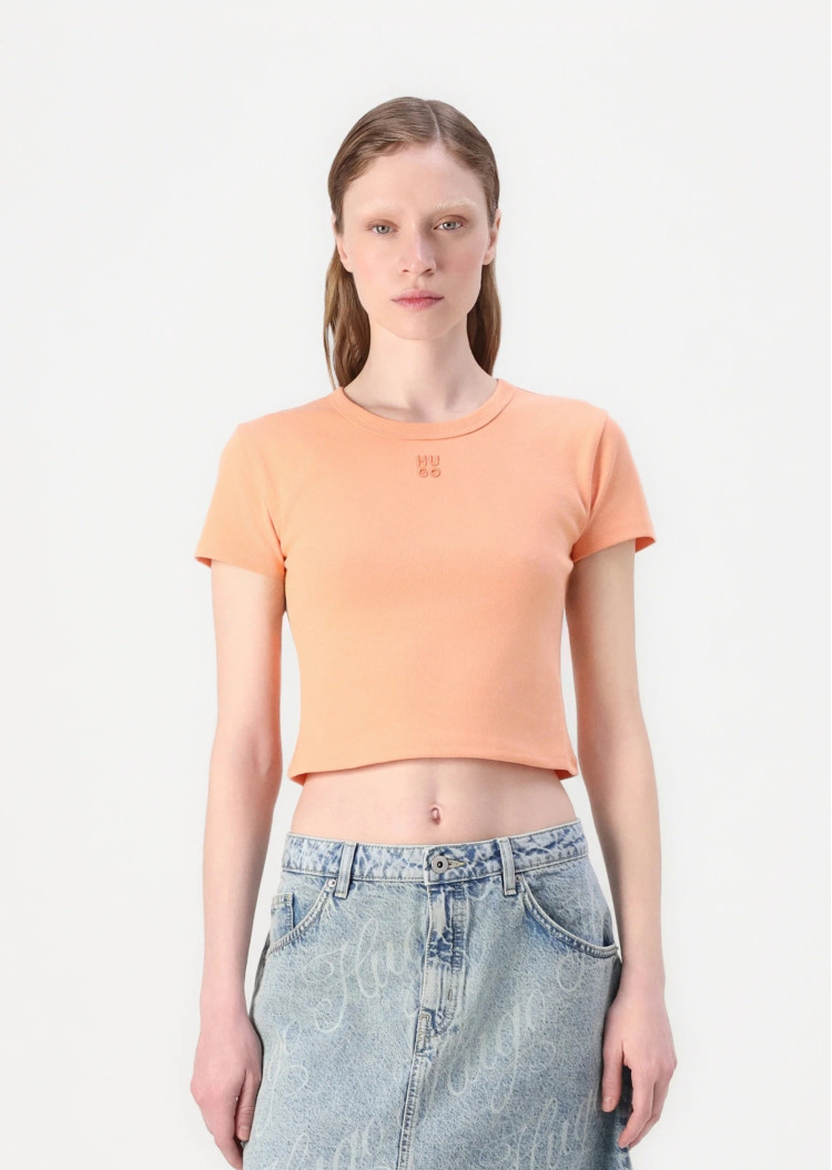 Футболка Slim Fit для жінок (479992), колір Помаранчевий - №2