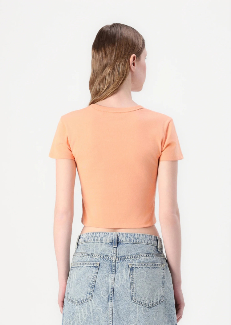 Футболка Slim Fit для жінок (479992), колір Помаранчевий - №3