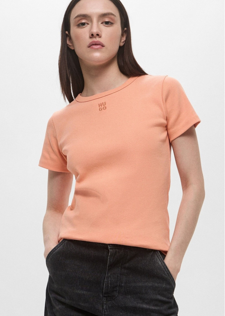 Футболка Regular fit для жінок (479994), колір Помаранчевий - №2
