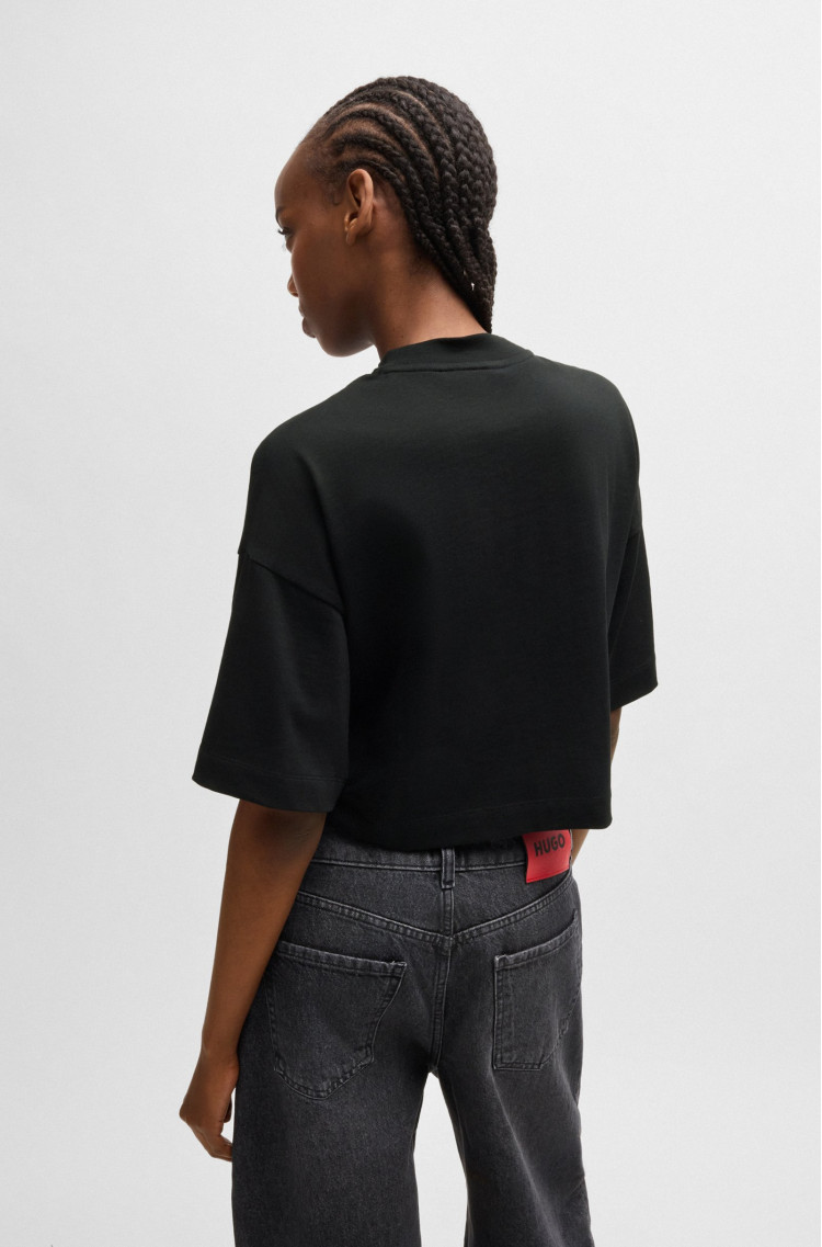 Футболка Relaxed fit для женщин (479995), цвет Черный - №4