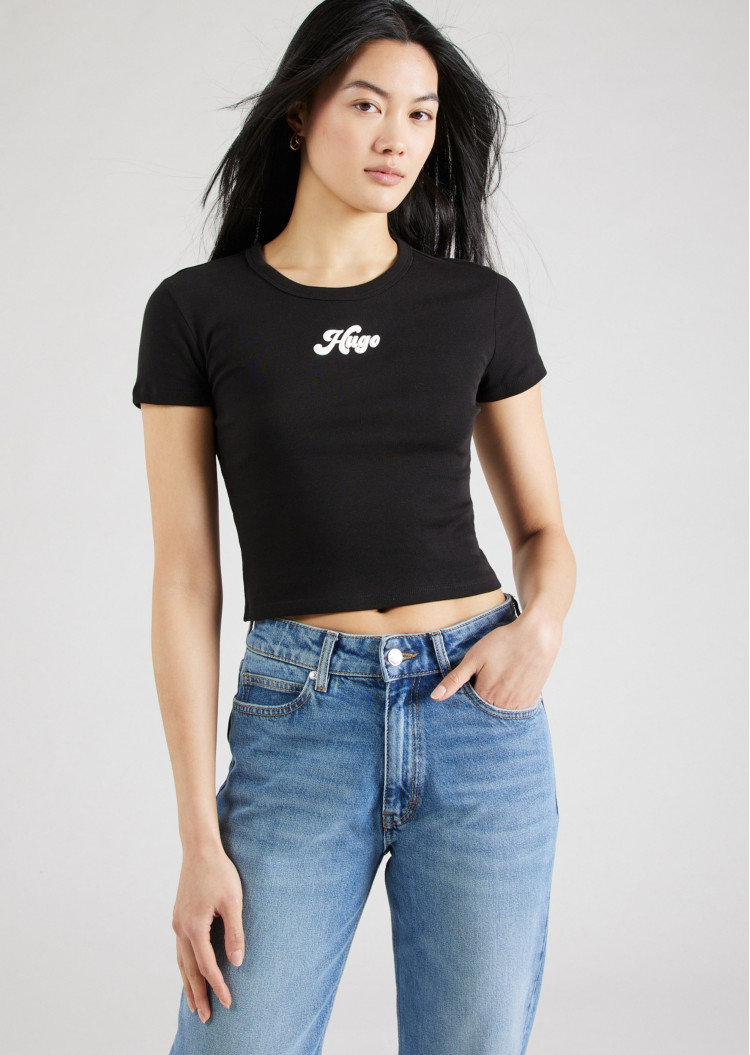 Футболка Slim fit для жінок (480001), колір Чорний - №2