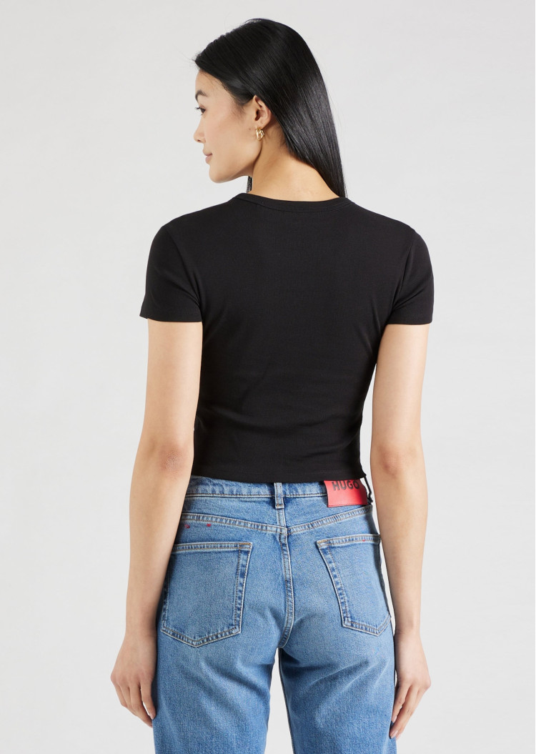 Футболка Slim fit для жінок (480001), колір Чорний - №4