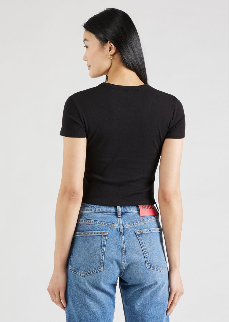 Футболка Slim Fit для жінок (480001), колір Чорний - №4