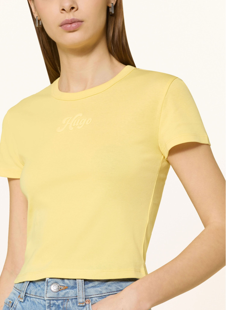 Футболка Slim fit для жінок (480003), колір Жовтий - №2