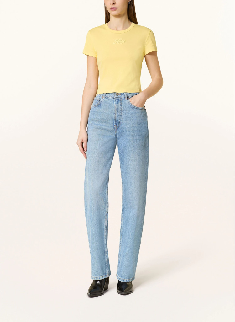 Футболка Slim fit для жінок (480003), колір Жовтий - №3