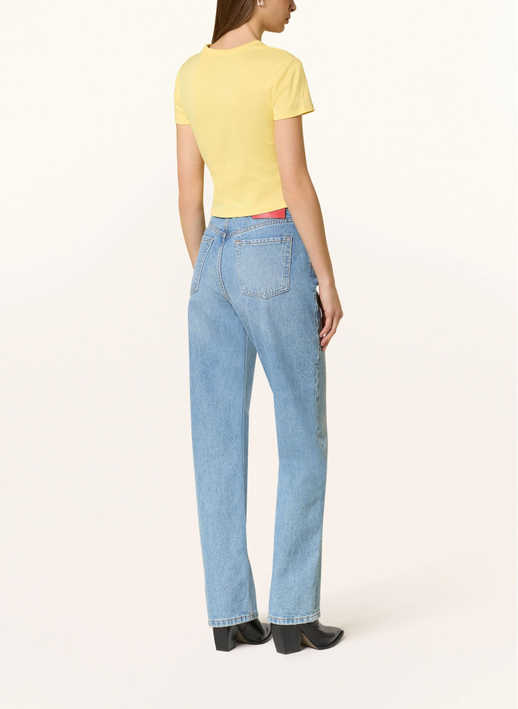 Футболка Slim fit для жінок (480003), колір Жовтий - №4