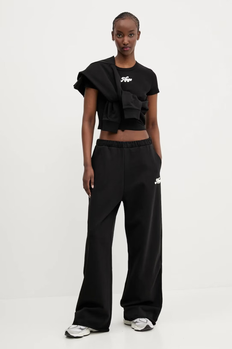 Брюки джерсі Relaxed fit для жінок (480005), колір Чорний - №3