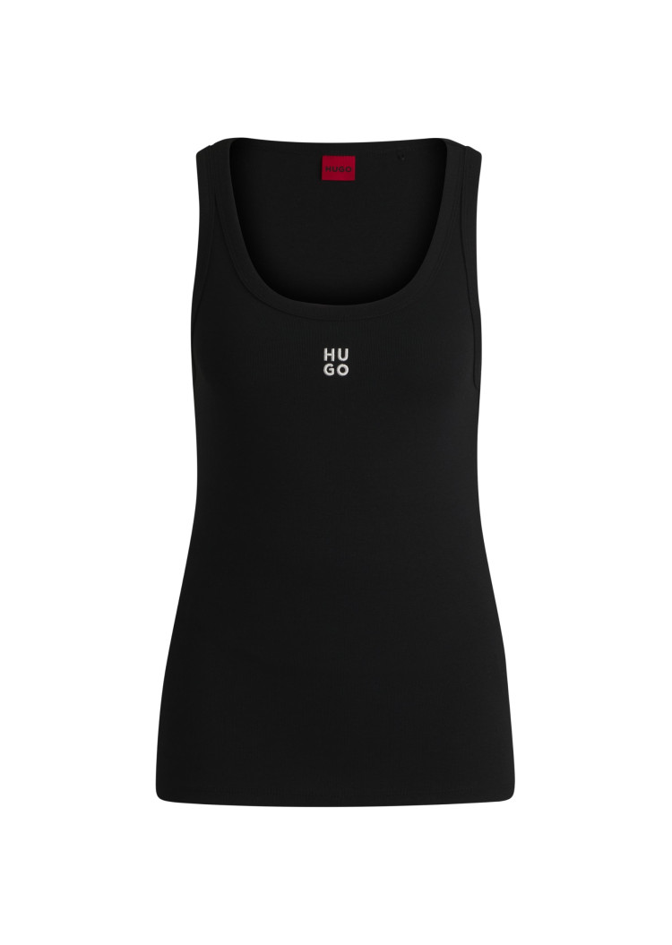 Майка Slim fit для женщин (480007), цвет Черный - №1