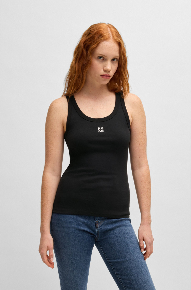 Майка Slim fit для женщин (480007), цвет Черный - №2