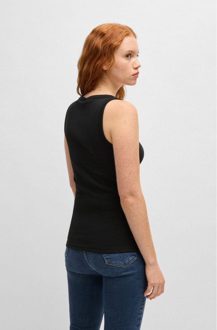 Майка Slim fit для женщин (480007), цвет Черный - №4