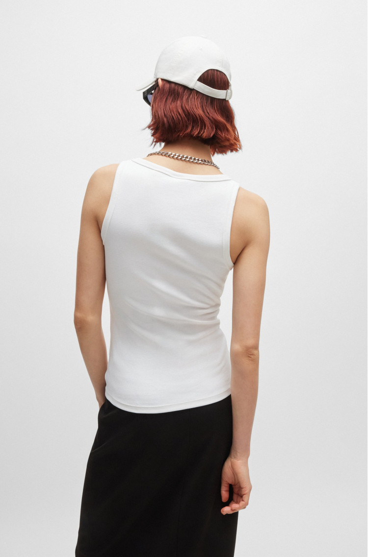 Майка Slim fit для женщин (480008), цвет Белый - №4