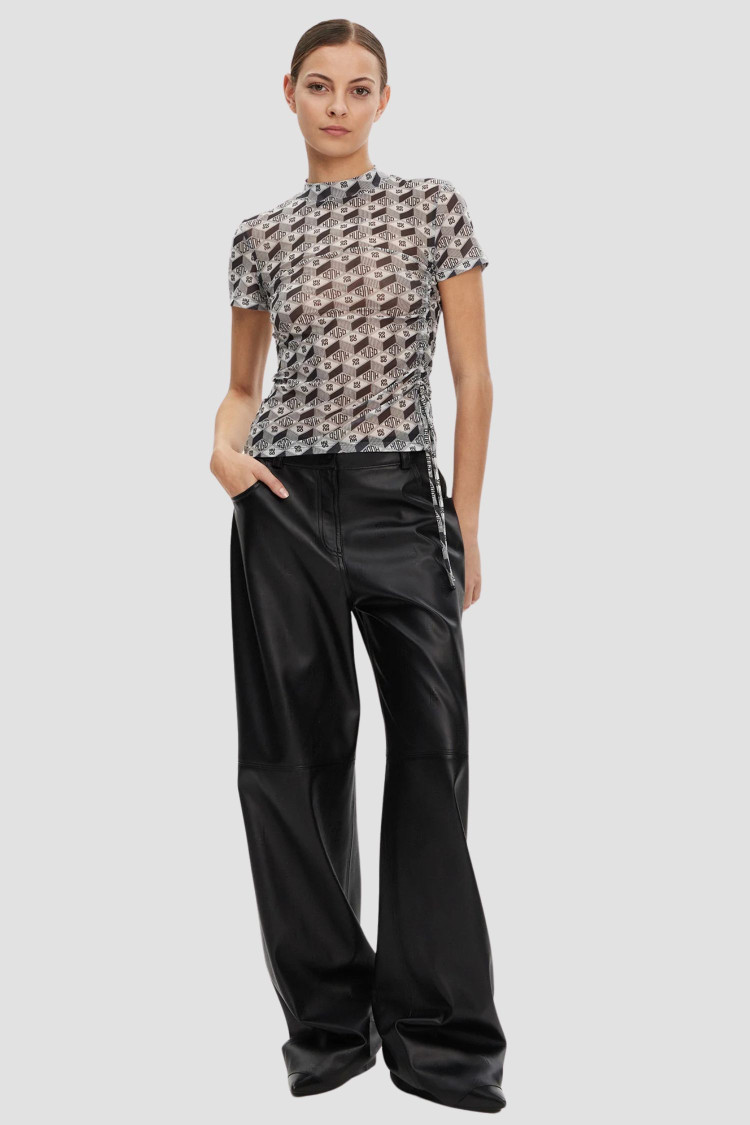 Топ с коротким рукавом Slim fit для женщин (480012), цвет Серый - №3