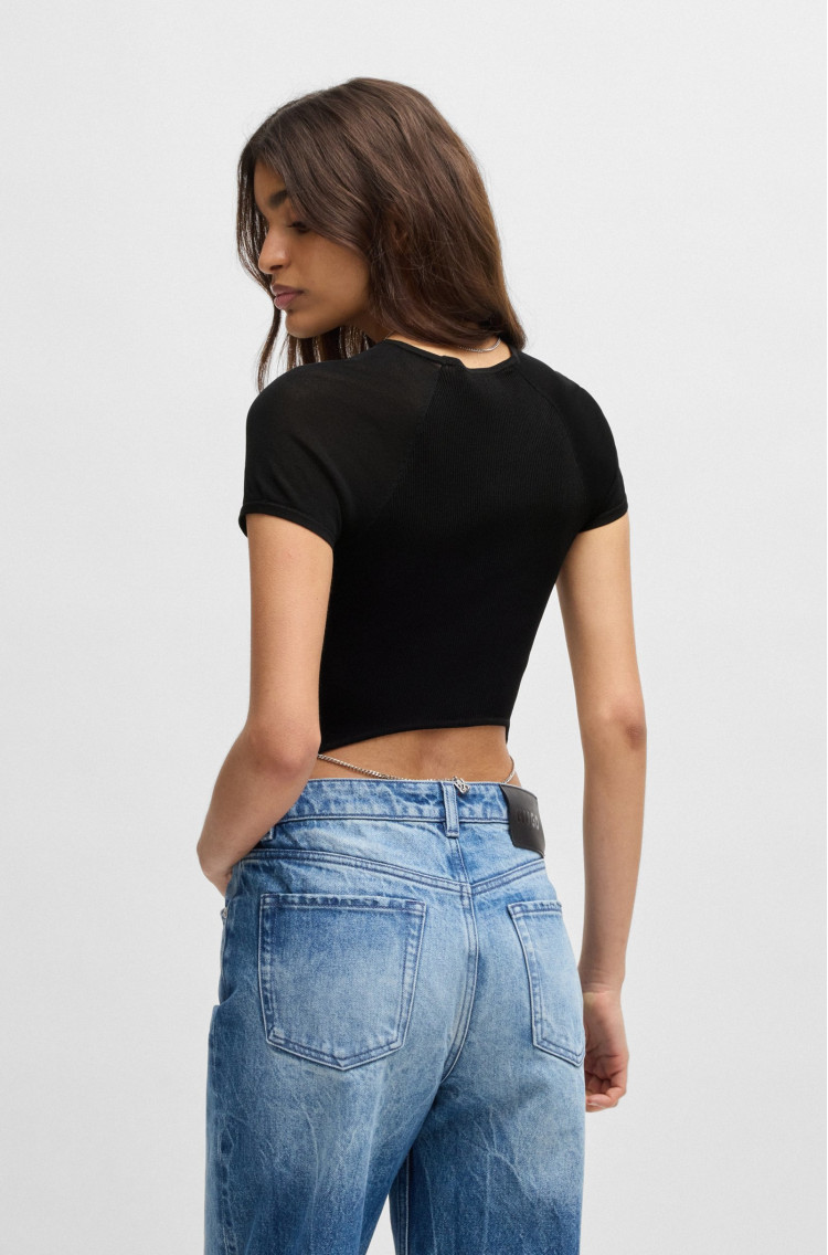 Футболка трикотажна Slim Fit — фото 4