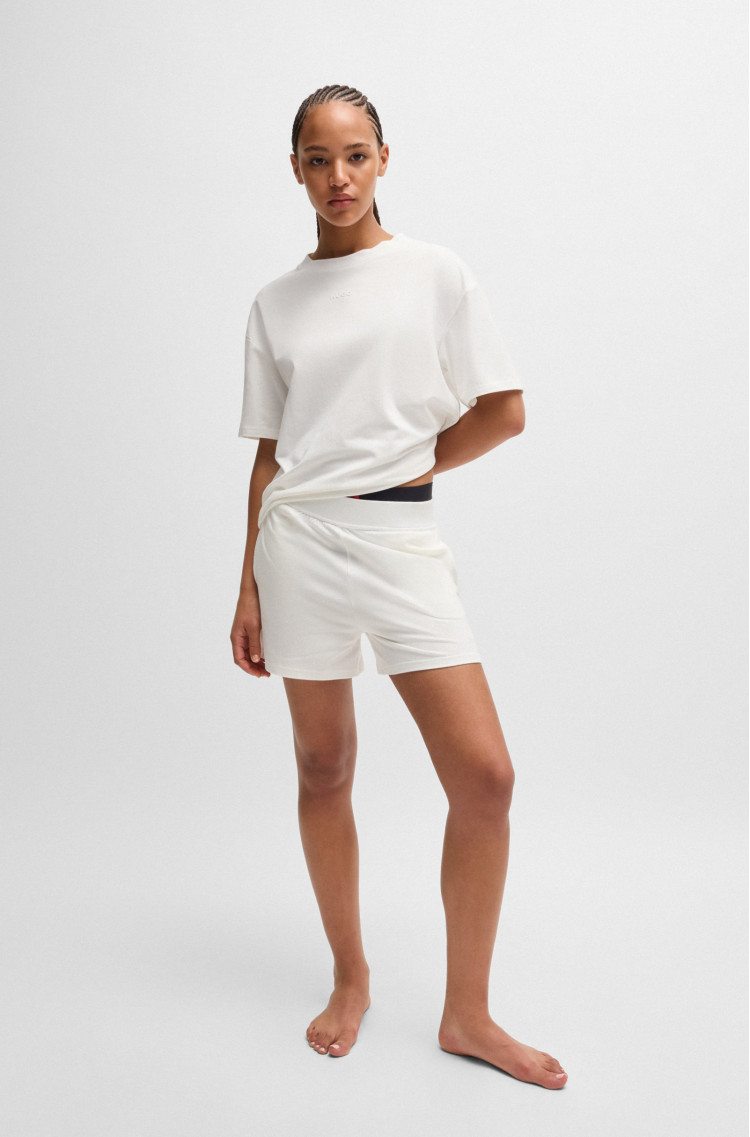 Спортивные шорты Slim fit для женщин (480078), цвет Белый - №3