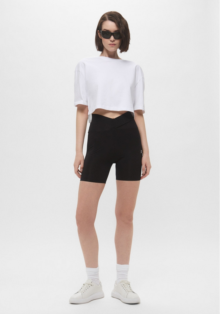 Спортивные шорты Slim fit для женщин (480099), цвет Черный - №3