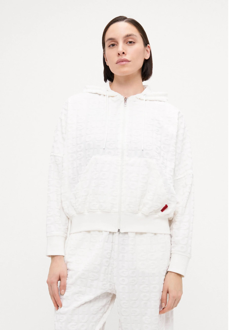 Спортивна кофта Relaxed fit для жінок (480101), колір Білий - №2
