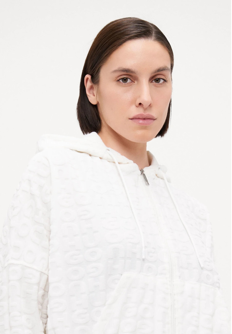 Спортивна кофта Relaxed Fit для жінок (480101), колір Білий - №5